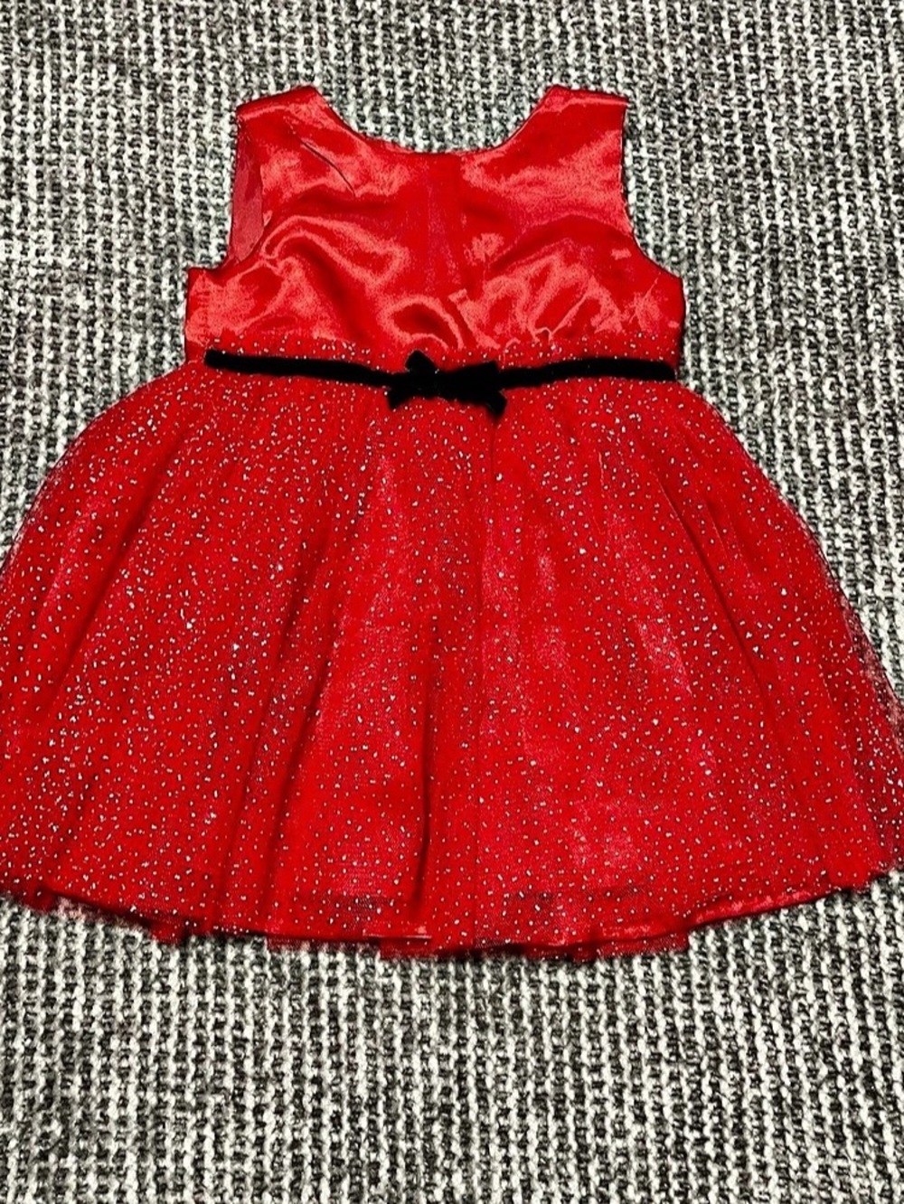 Nannette Baby Red Dress Size 6/9M Like New